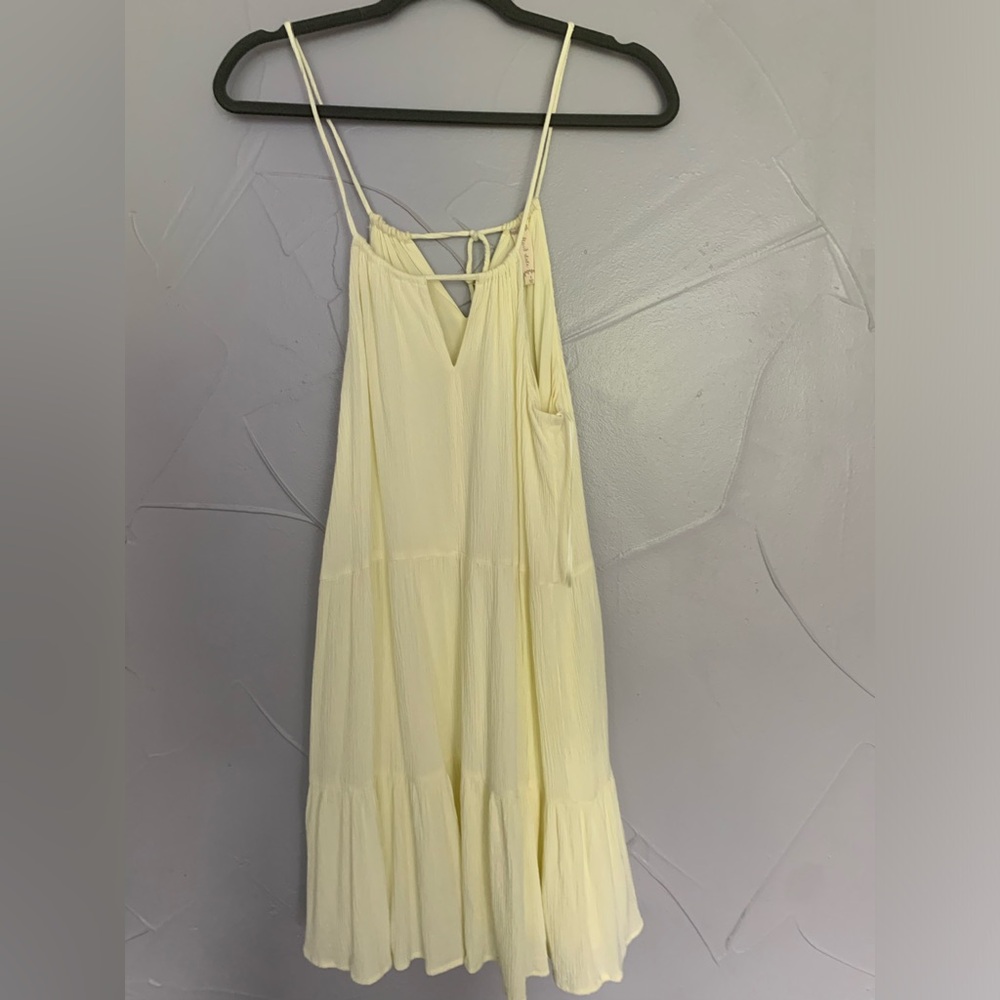 Altar’d state pale yellow sundress flowy